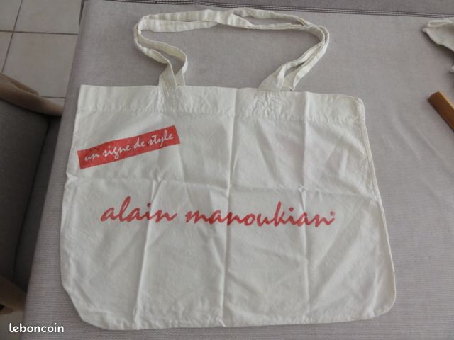 Vintage année 80 alain manoukian sac publicitaire avec anses