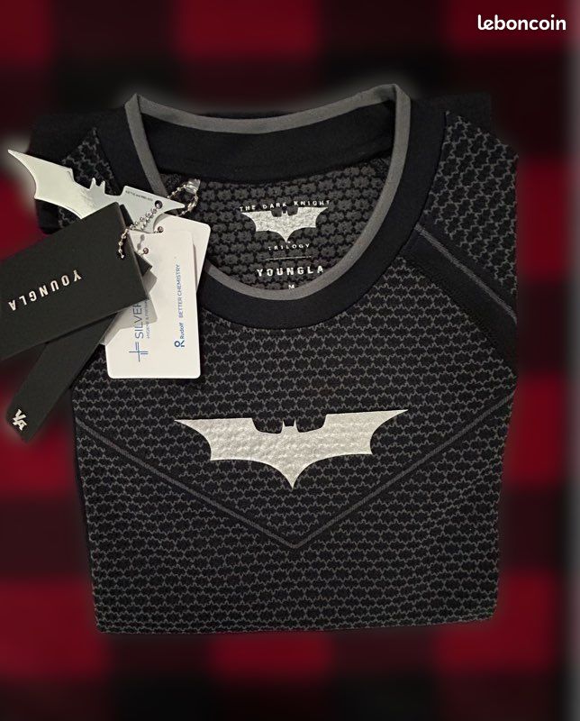 T-shirt De Compression Batman YoungLA Taille S - Neuf Avec étiquettes