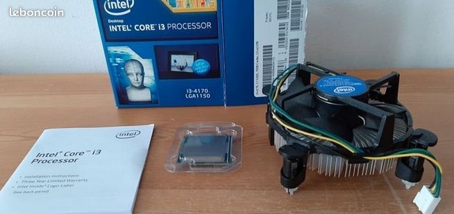 CPU Intel I3 4170 + Ventirad (image 1)