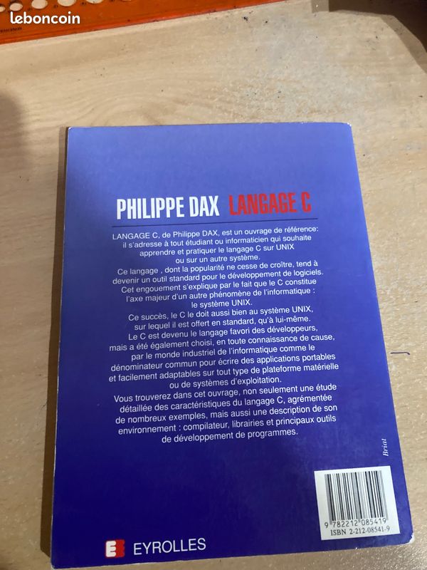 Livre Langage C (image 2)