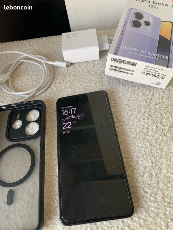 Xiaomi Redmi Note 14 5G 256 Go - Noir - Débloqué | Back Market