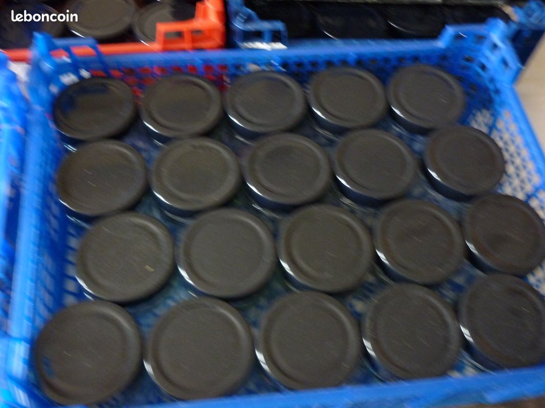 Lot petits pots en verre avec couvercle (image 2)
