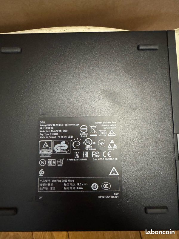 DELL OptiPlex 7060 All In One | Intel Core 8Gen | Ram 16GB | SSD 512GB