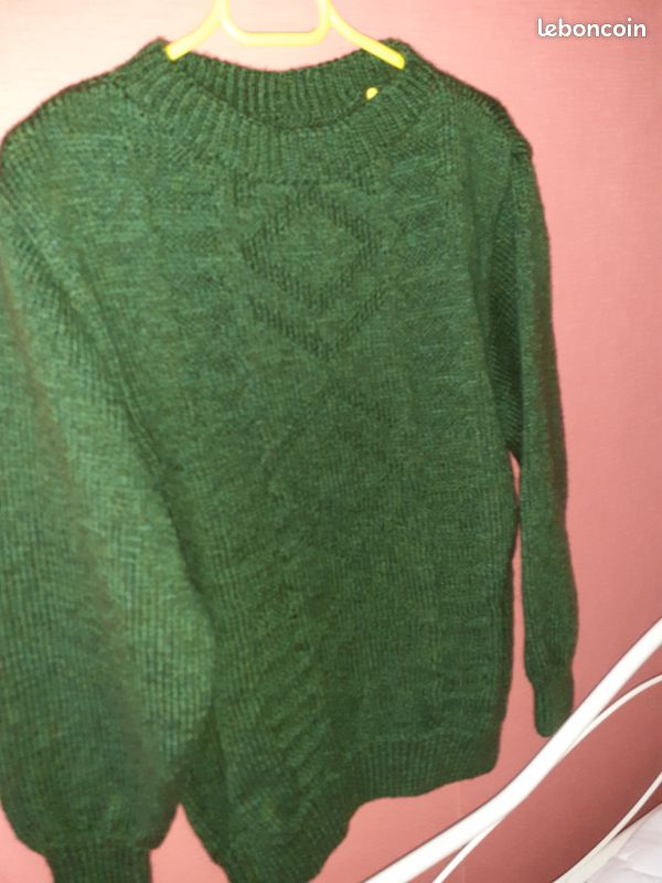 Pull femme vert foncé neuf (image 12)