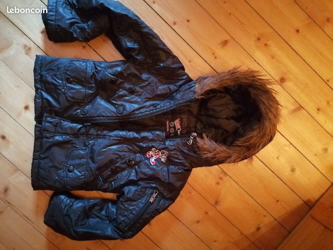 Manteau enfant 3 als 94cms capuche (image 1)