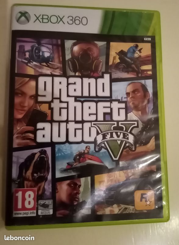 Jeu XBOX 360 Grand Theft Auto V (image 1)