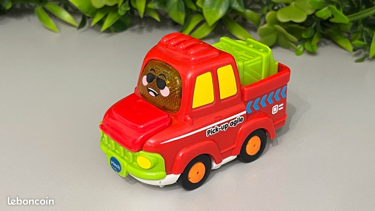 Tut Tut Bolides Virgil Pick-up Agile – Voiture Bébé Parlant, Lumineux & Musical Avec Zone Magique – Dès 1 An