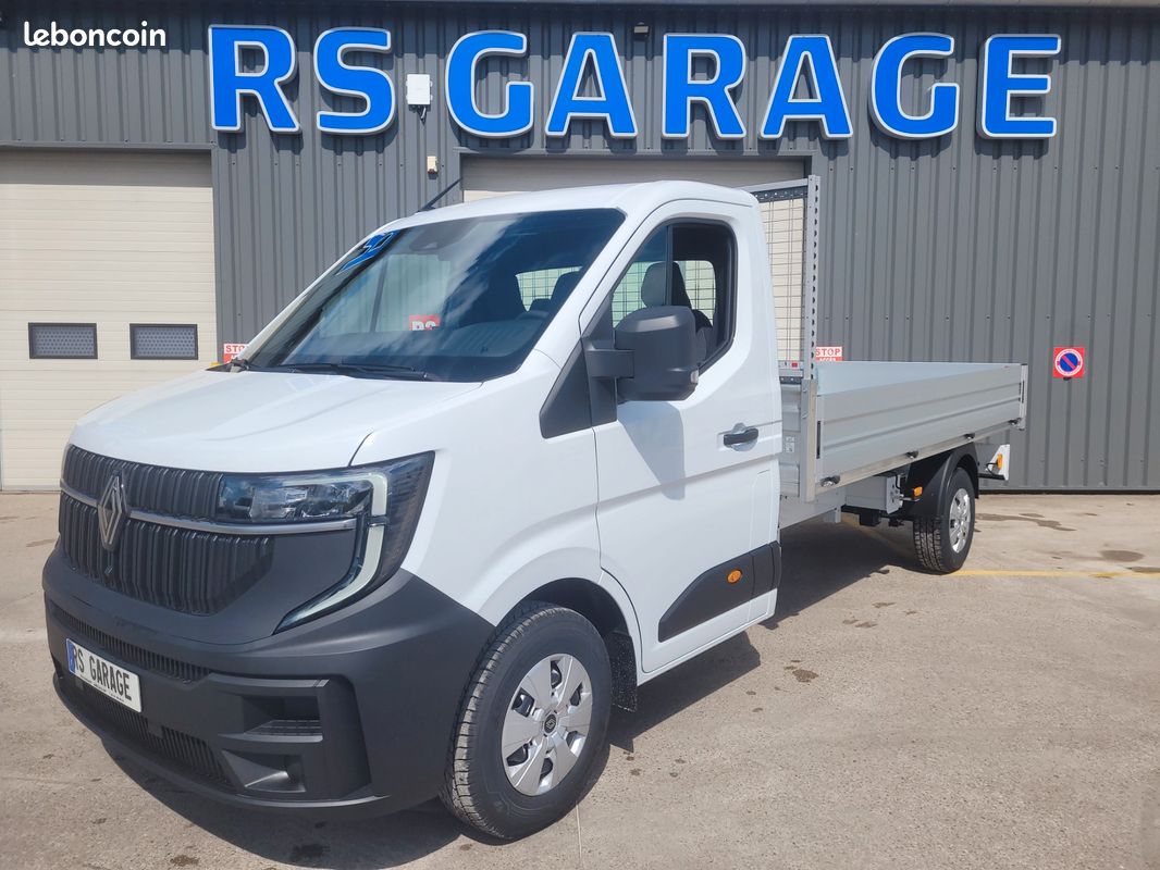 RENAULT MASTER IV CCB 35 L3H1 TRACTION 2.0 Blue DCI 150 EXTRA SIMPLE CABINE PLATEAU ALUMINIUM « JPM » 03 PLACES NEUF avec RADARS DE RECUL + CLIMATISATION + ROUE DE SECOURS ( Prix de Vente 34 990 HT ) (image 7)