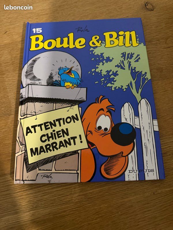 Boule et Bill tome 15 Attention chien marrant BD jeunesse Dupuis (image 1)