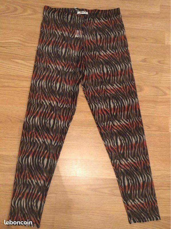 Legging transparent effet zèbre (image 1)
