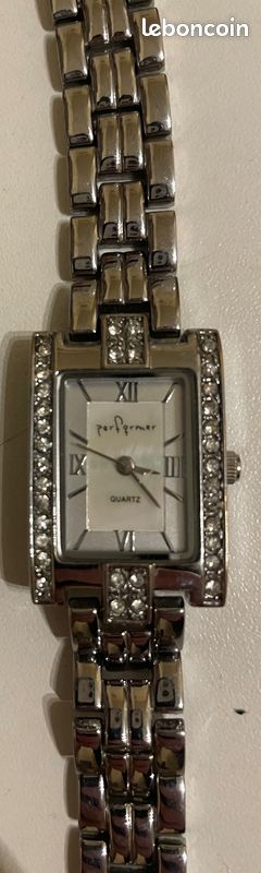 Montre Femme Argentée Acier - Marque Performer - Quartz - (image 1)
