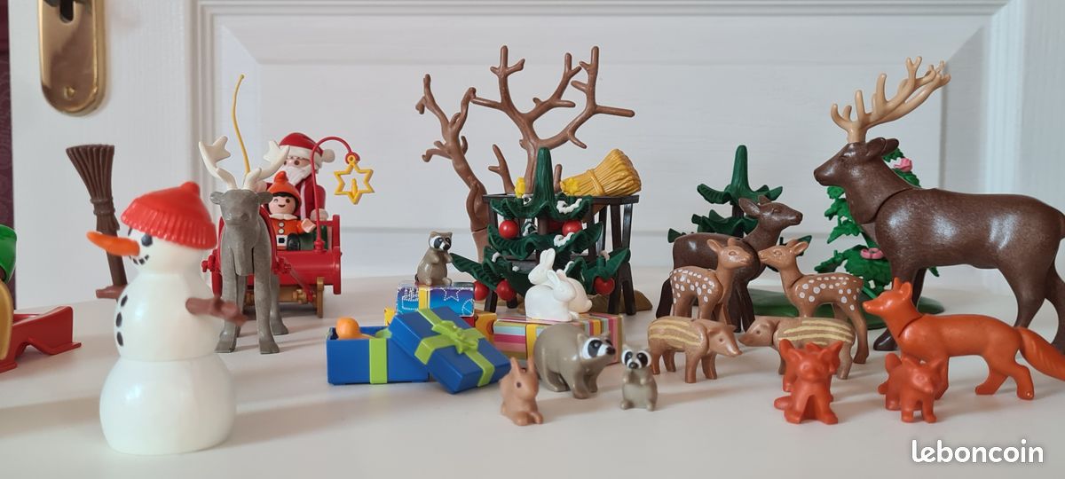 Playmobil animaux de la forêt avec père Noël (image 8)