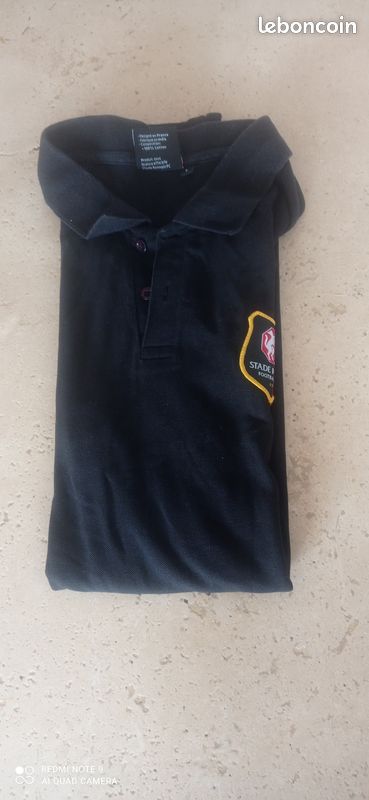 Football : Stade Rennais : Polo Manche courte Taille L :12 euros (image 2)