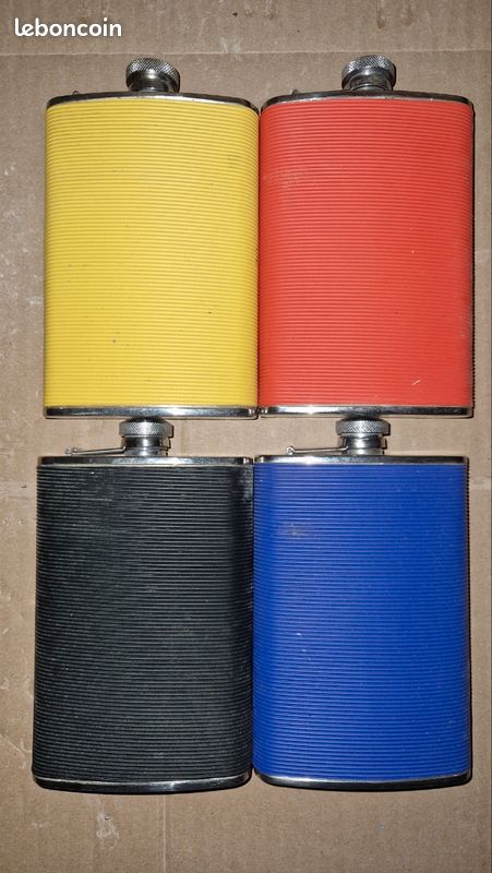 Flasque alcool Inox Vintage (image 1)