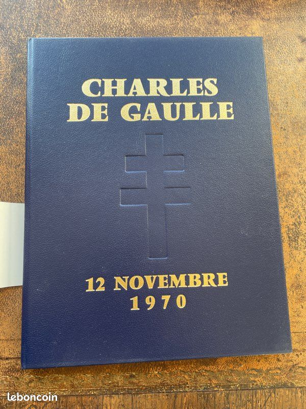 Louis Henri Boussel / préf André Malraux : Charles De Gaulle 12 novembre 1970 le livre du Souvenir, dédicacé par l’auteur (image 1)