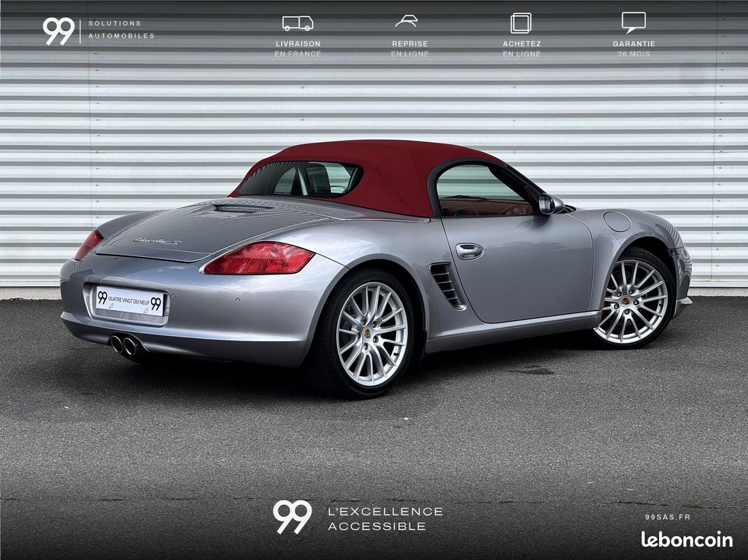 Porsche boxster porsche rs 60 spyder 3.4l 303ch bose echappement sport pcm livraison reprise (image 9)