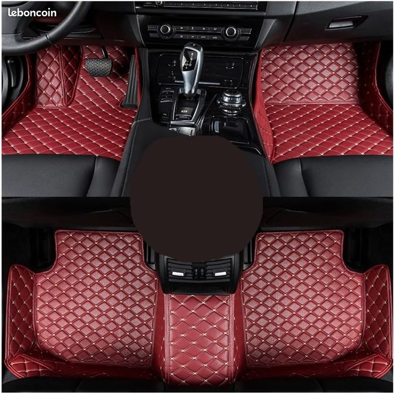 Tapis De Sol Cuir Pour Chrysler 300C 2005-2008 – Protection Et Style Intérieur Gris