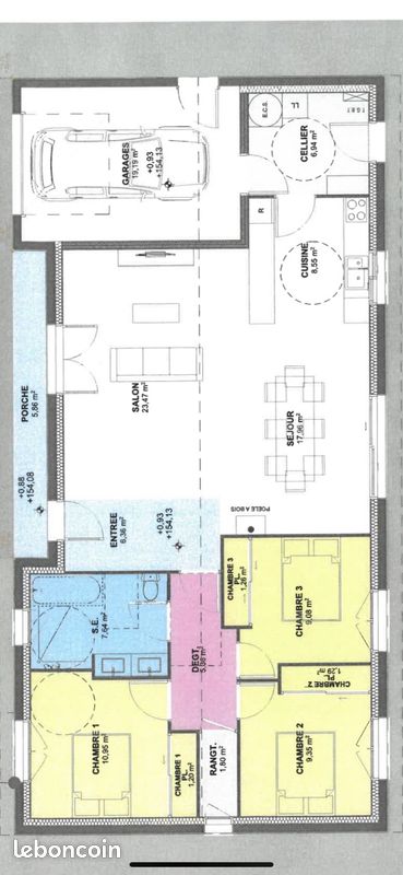 Maison 5 pièces 154 m² · à Larzac · 154 m² · 155 000 €