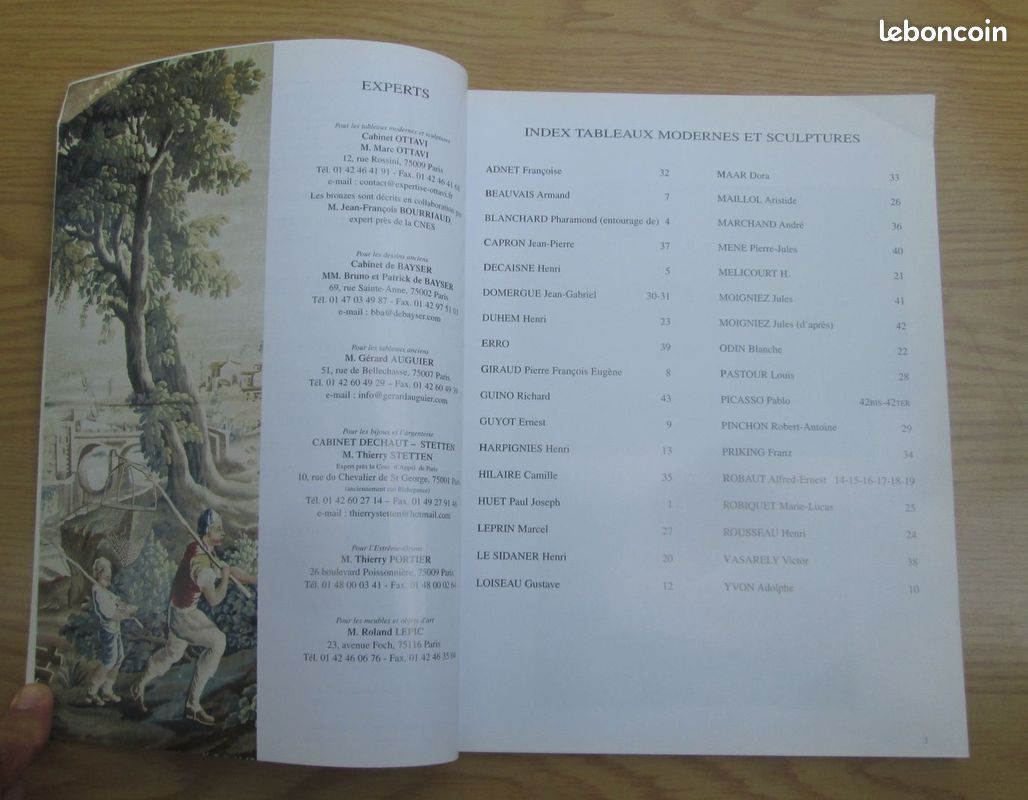 Catalogue de vente aux encheres delvaux - drouot – tableaux – sculptures – dessins anciens (image 3)