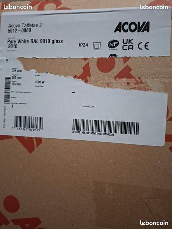 Radiateur électrique Acova Taffetas 2 – 1500 W – Neuf (image 3)