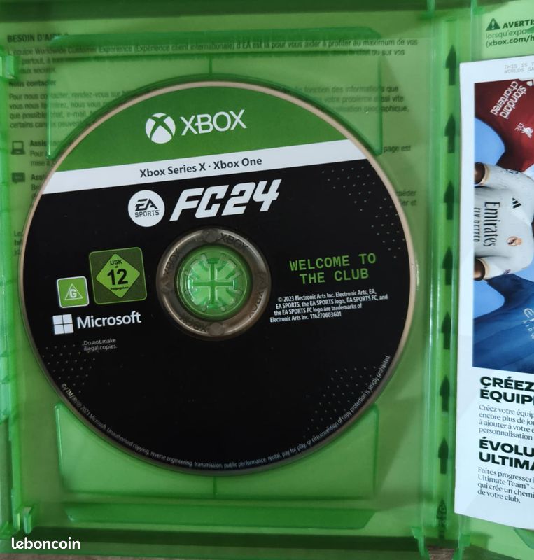 Deux jeux Fifa Xbox Series Bon état : Fifa 23 et FC 24 (image 2)