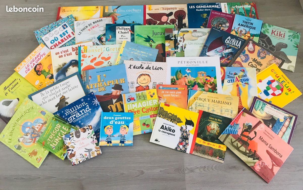 Lot de 44 livres littérature jeunesse de l'école des loisirs et autres éditeurs parfait état (image 2)