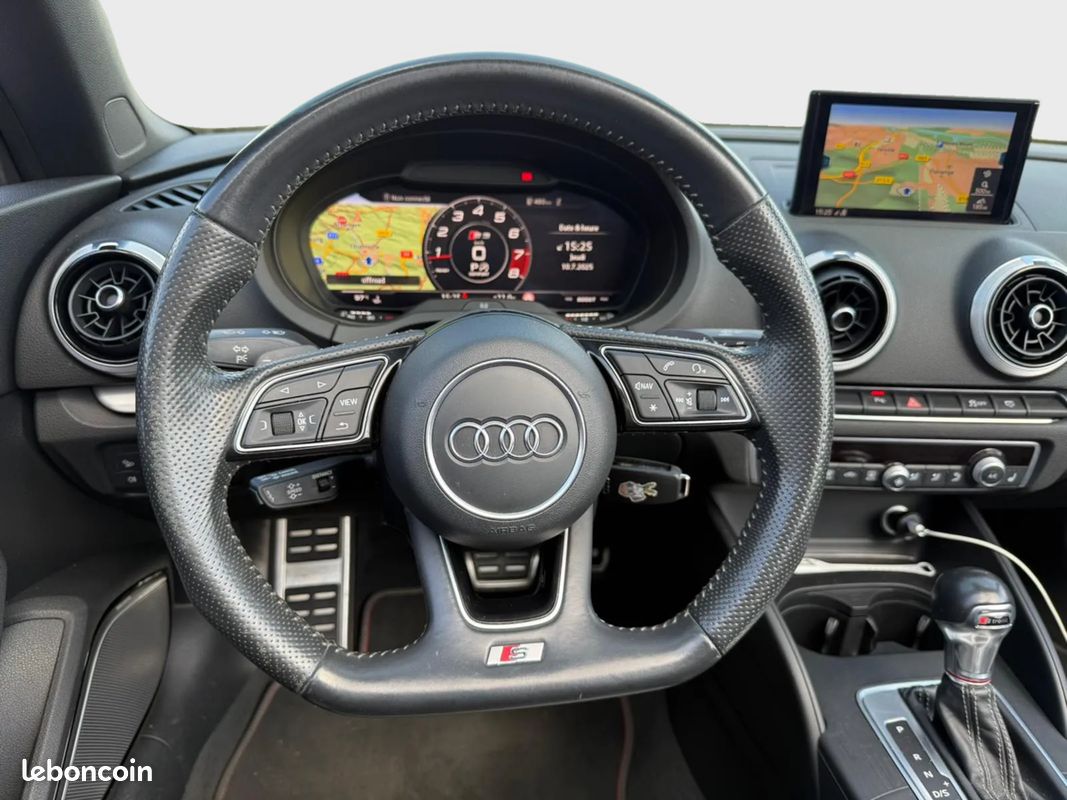 Audi S3 Cabriolet FACELIFT 2.0 TFSI 310CH QUATTRO S TRONIC 7 * FULL OPTIONS * PAS DE MALUS (image 18)