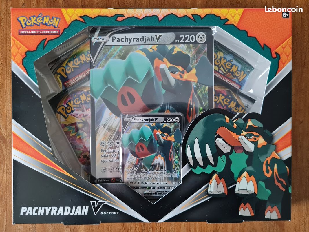 Pokemon coffret pachyradjah v de 2020 neuf encore scellé officiel (image 10)
