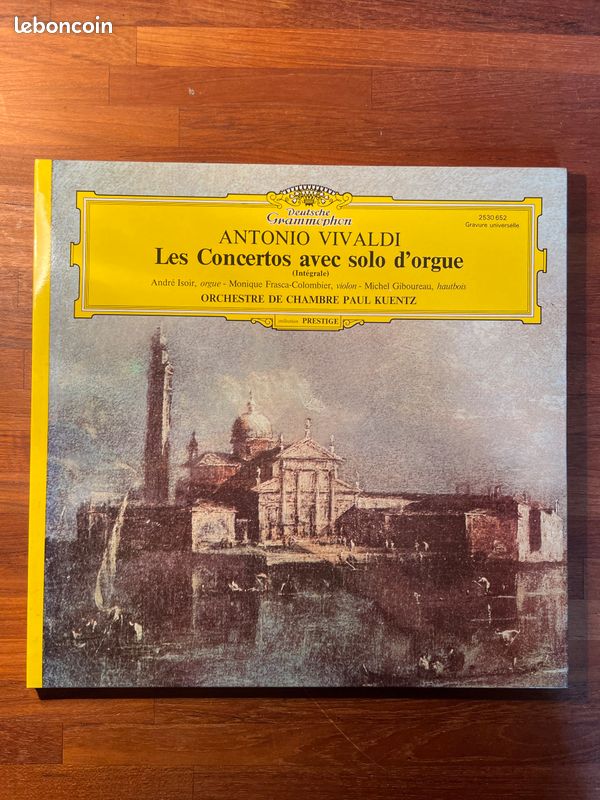 Vinyle Vivaldi Concertos pour orgue Deutsche Grammophon (image 1)