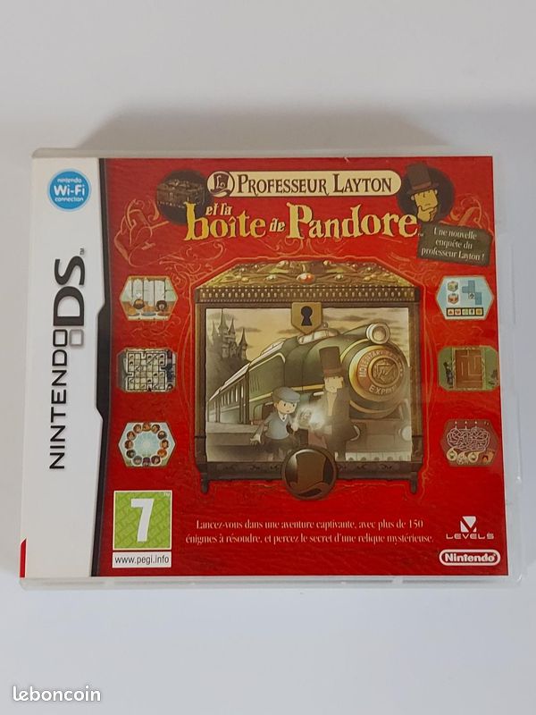 Professeur Layton et la boite de Pandore Nintendo DS (image 1)