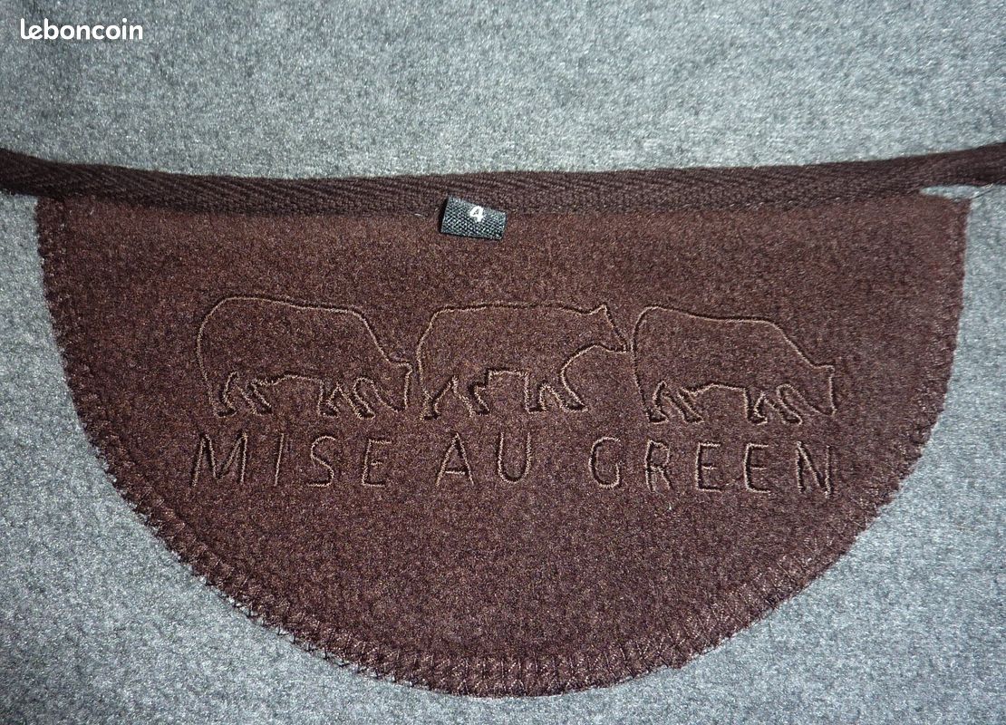 MISE AU GREEN - VESTE POLAIRE - MARRON GRIS - taille 4 = 44 🧥 (image 6)