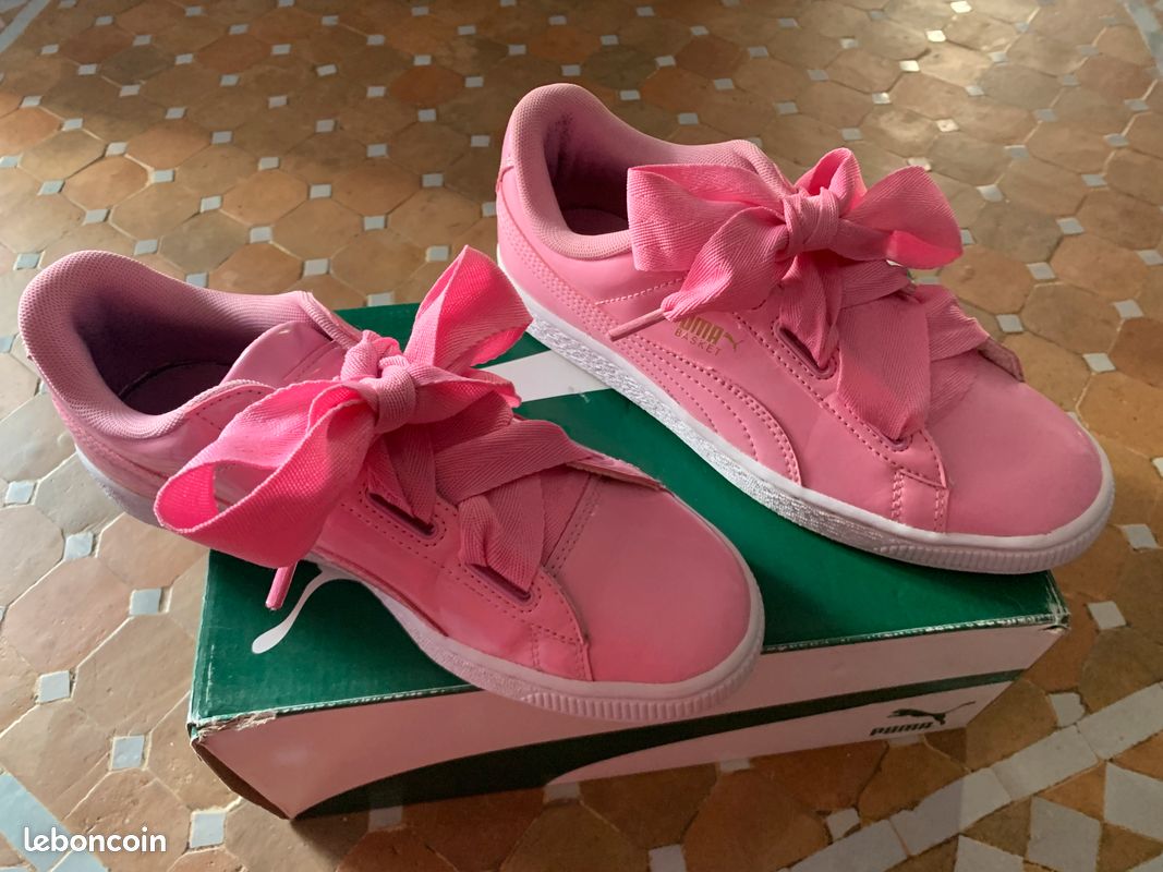 Leboncoin Chaussure Puma Puma Suede Rose 38 Baskets Sneakers Puma