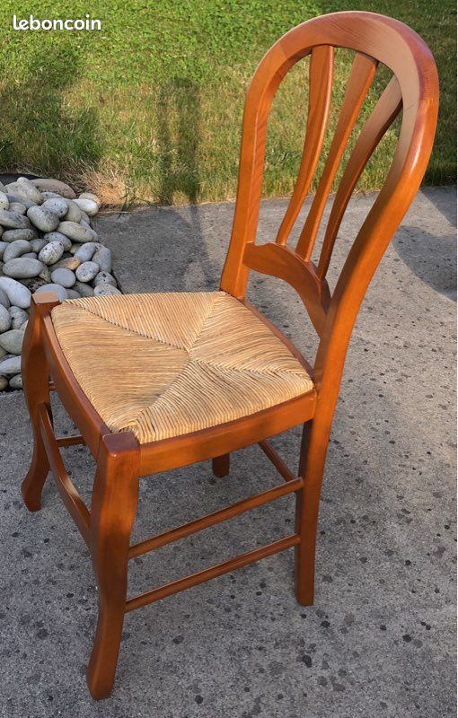 4 chaises en merisier Louis Philippe État Neuf (image 4)
