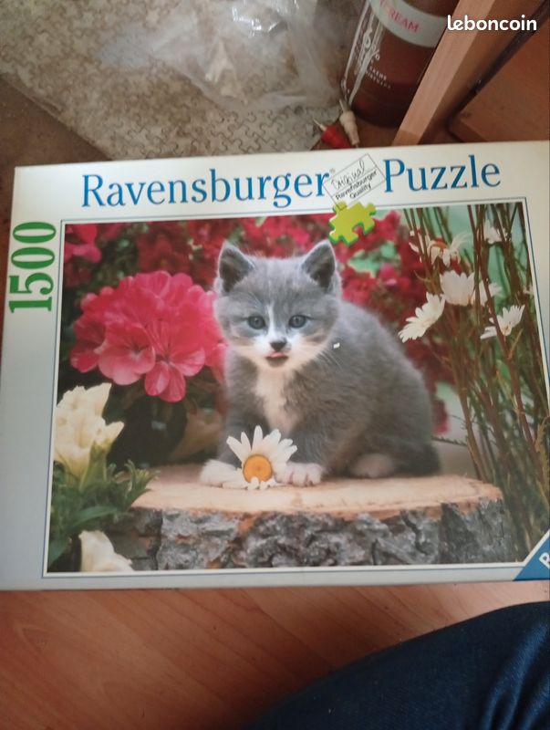 Puzzle Chat 1500 pièces Complet (image 1)