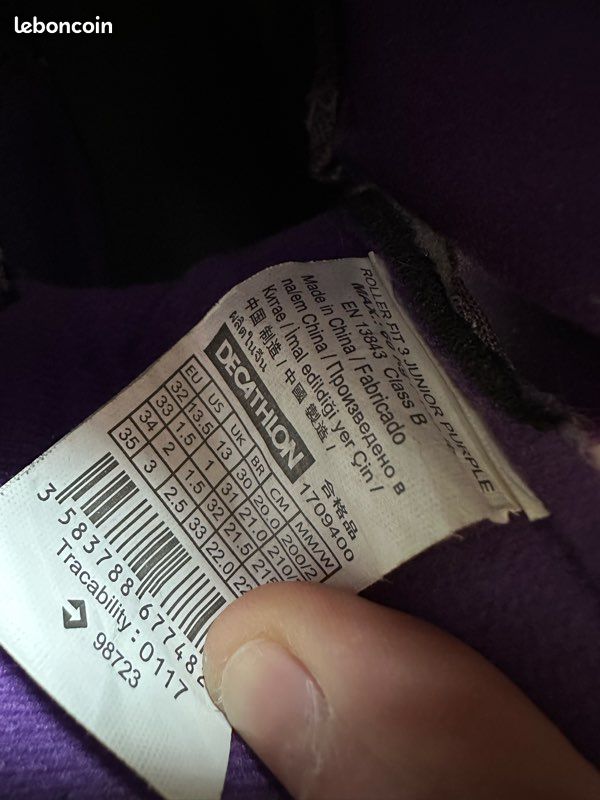 Roller évolutif taille 32 à 35 avec protections (image 10)