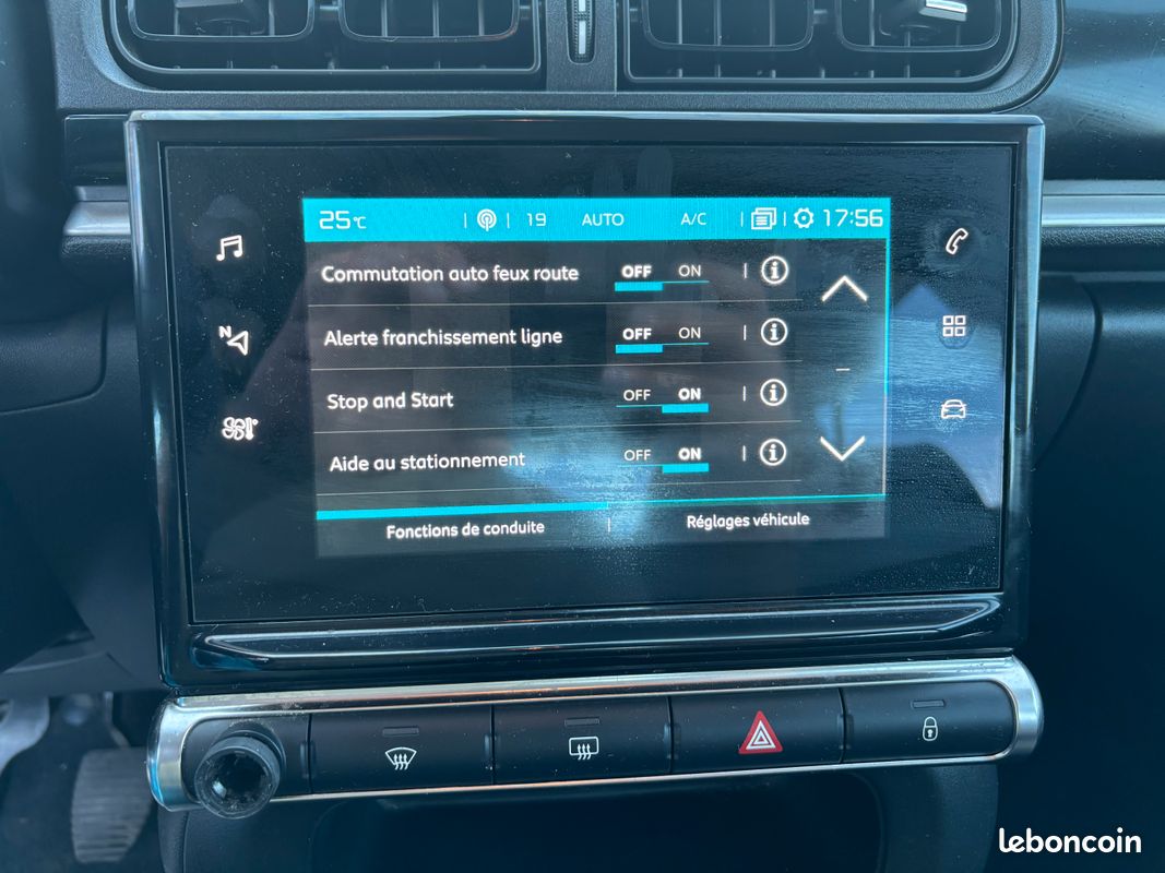 Citroen c3 bluehdi 100 ch s&s bvm6 feel business / clim / gps / regulateur / phares leds / regulateur / 2021 / 130929 kms 5PLACES (image 9)
