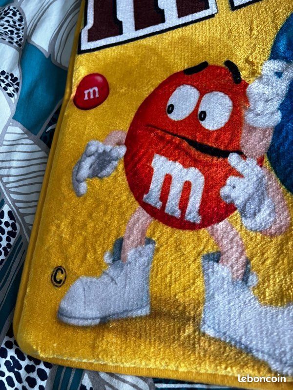 🍫 Tapis en velours / peluche M&M’s tout doux décoratif intérieur ou extérieur 🍭 (image 11)
