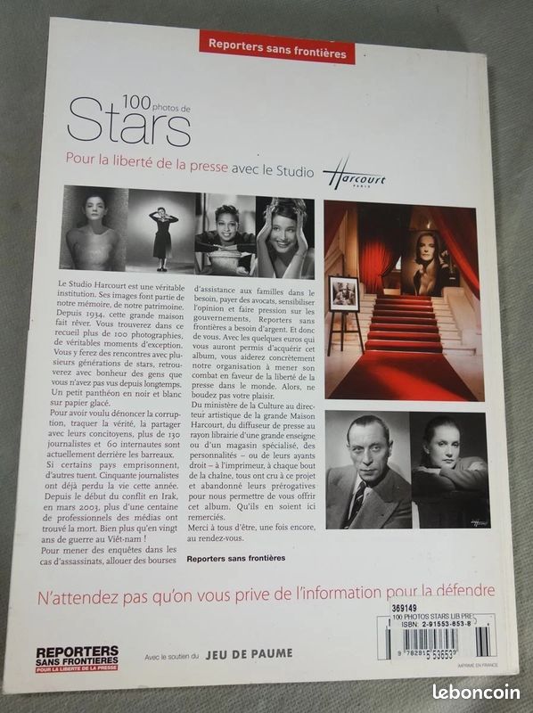 100 photos de stars avec le studio Harcourt Laetitia Casta cover (image 3)