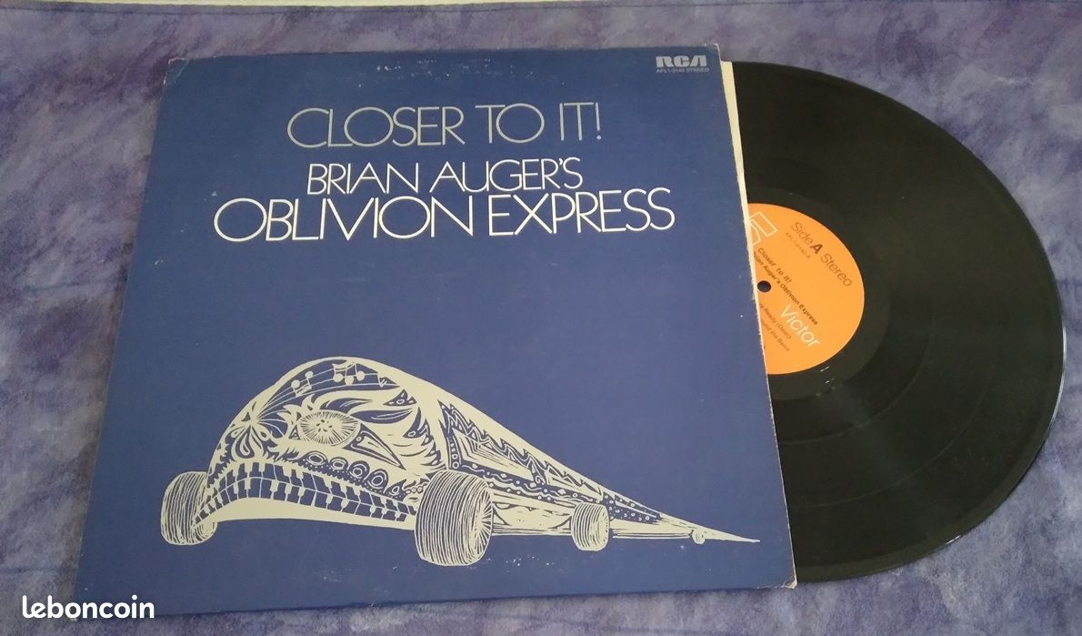 Jazz, Rock, Funk / Soul Album pressage US : Brian Auger's Oblivion Express ‎: " Closer To It "RCA Victor APL1-0140 - US 1973 (image 1)