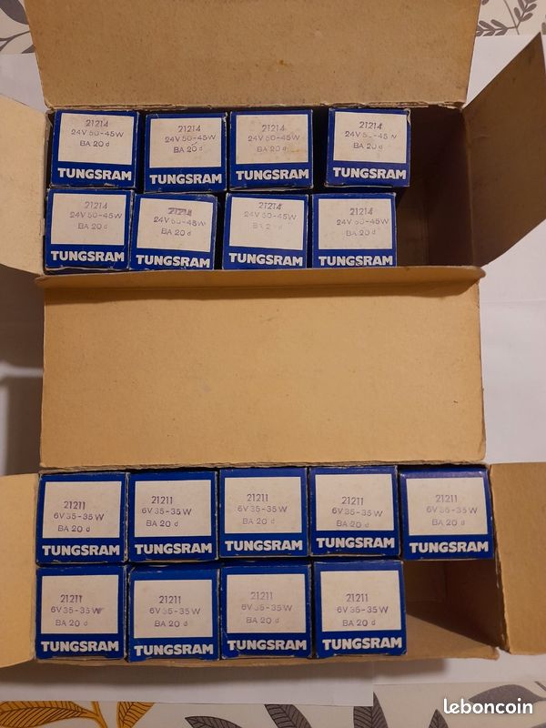 Ampoules 6v et 24v culot BA20D (image 2)