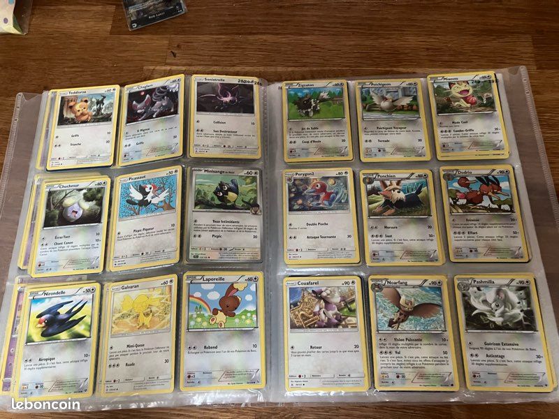Lot 350 cartes Pokémon dans classeur (image 4)
