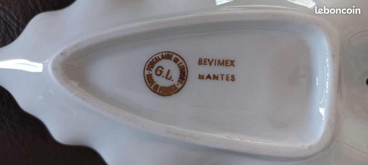 Beurrier porcelaine d'art | Selency