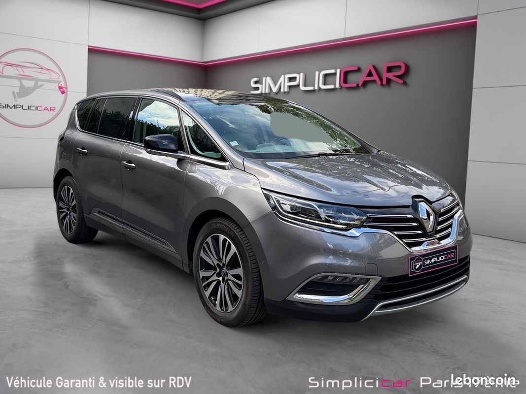 RENAULT ESPACE V dCi 160 Energy Twin Turbo Initiale Paris 7 places EDC sieges ventiles toit panoramique park assist e (image 1)