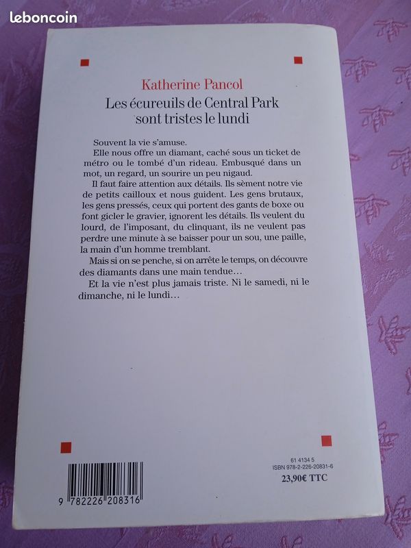 Katherine Pancol Les écureuils de Central Park sont tristes le lundi (image 2)