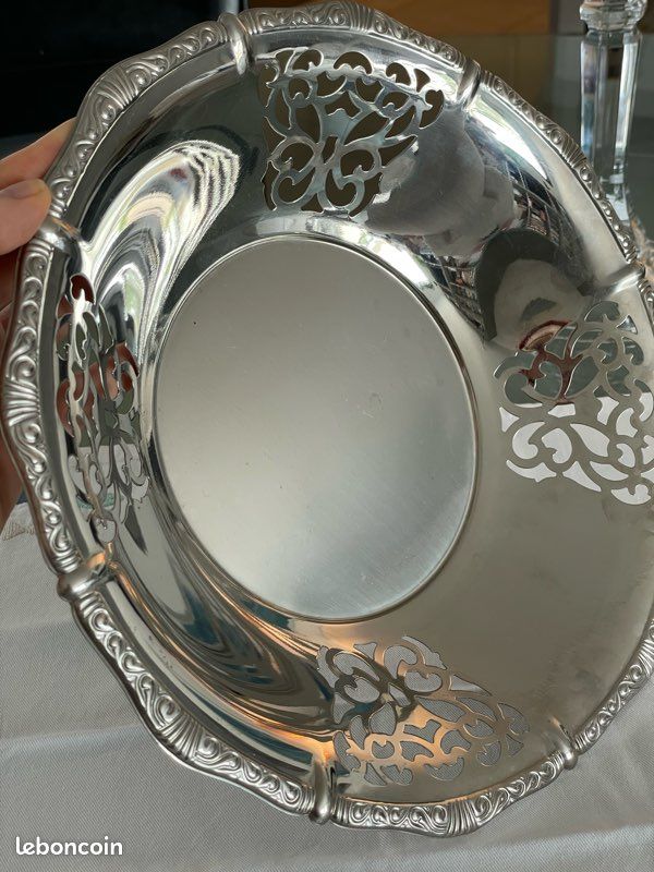 Plateau / corbeille vintage Alfra Alessi – inox 18/10 – Made in Italy (image 5)