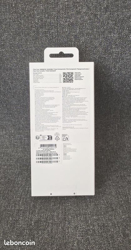 Samsung Coque transparente + film de protection anti-reflets pour Galaxy Z Fold8 Ultra / Neuf scellé (image 3)
