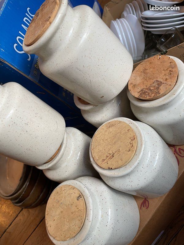 Anciens pots de moutarde (image 1)