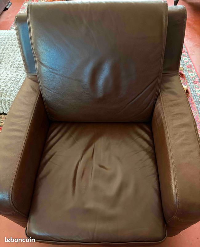Fauteuil club cuir (image 4)