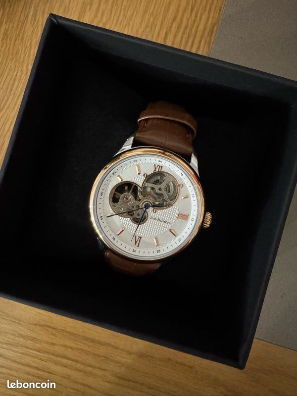 Amazon Jean Bellecour Herrenuhr Automatik Montre Automatique