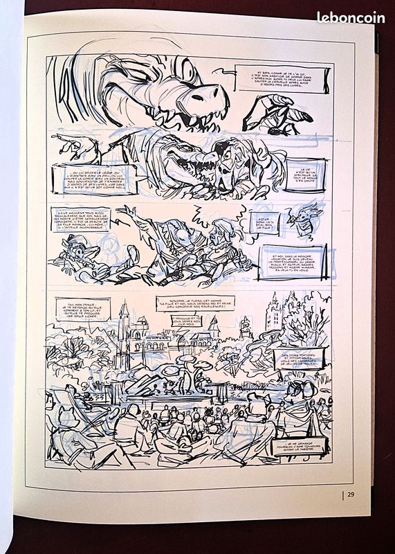 BD BLACKSAD T6 [1ère partie] Crayonnés + ex-libris signé (image 6)